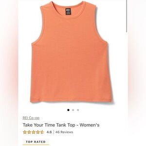 REI Women's Vibrant Orange Tank Top